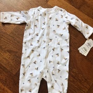 Ralph Lauren 3 months (new with tag) footie Pj